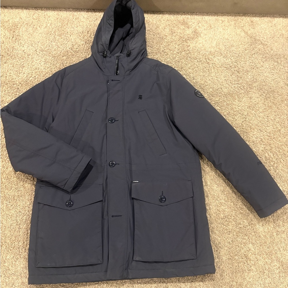 G-Star Vodan Padded Hooded Jacket, Men’s XXL, New Without Tags
